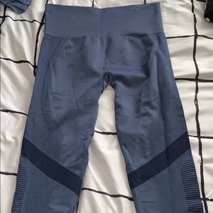 Xersion High Waisted Leggings Blue Medium